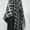 black white sheer kimono jacket - Image 3