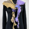 Violet and Tan scarf