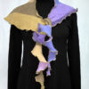 Violet and Tan scarf - Image 2