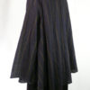 bronze stripe on black top back left view