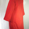 red tunic with rollover collar - Image 4